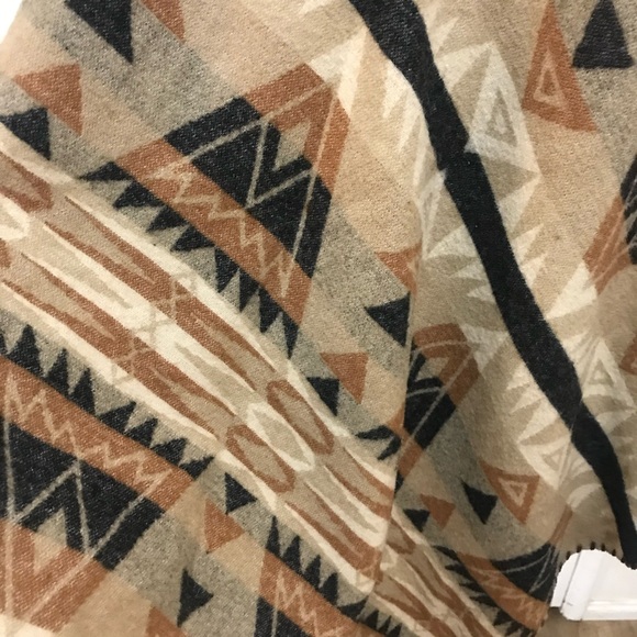 Vintage Ralph Lauren Wool Native American Tribal Poncho - Picture 13 of 16